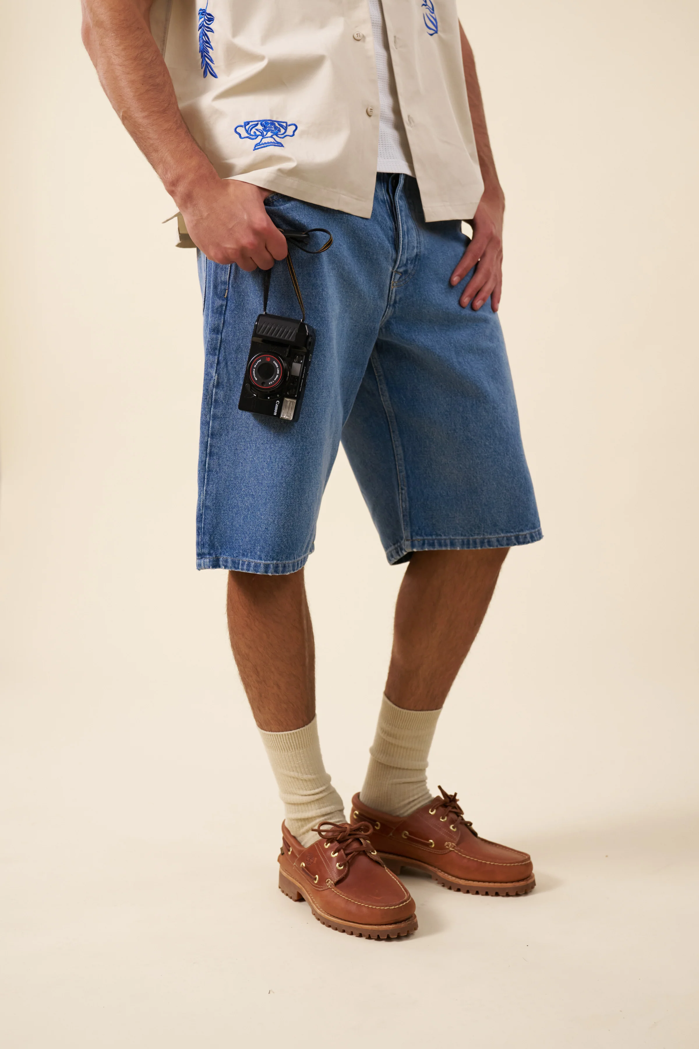 UNION DENIM JORTS - LIGHT BLUE - Image 4