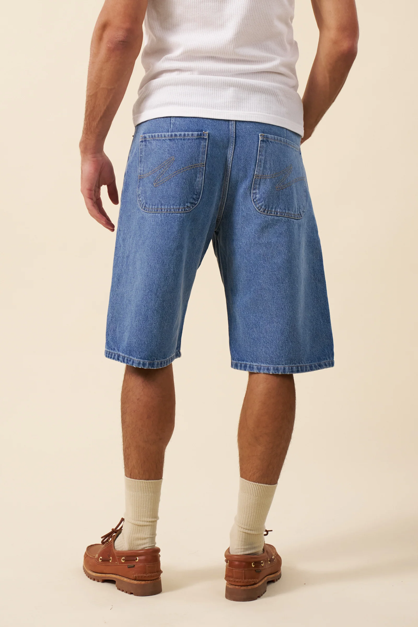UNION DENIM JORTS - LIGHT BLUE - Image 5