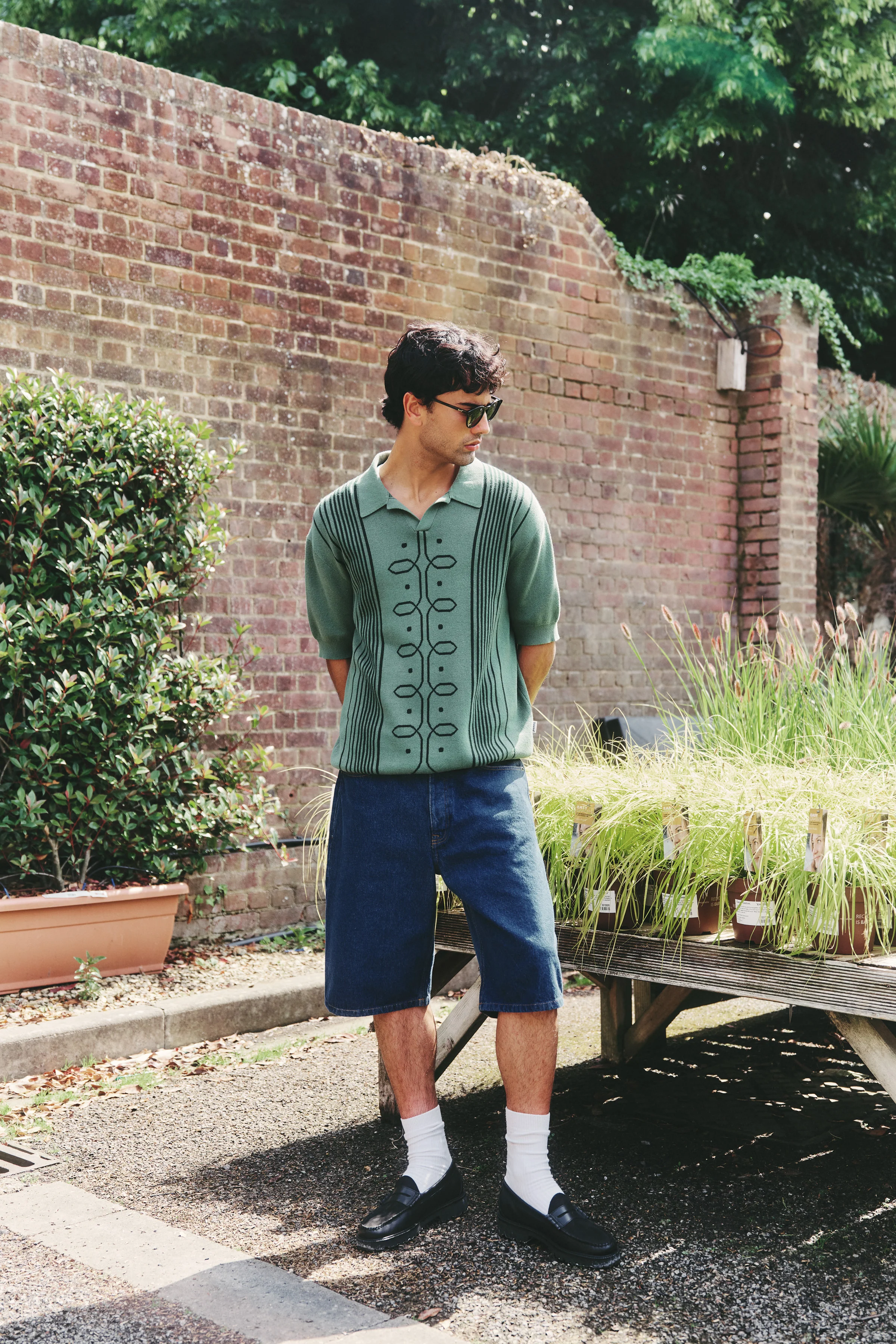 UNION DENIM JORTS - MID BLUE - Image 3