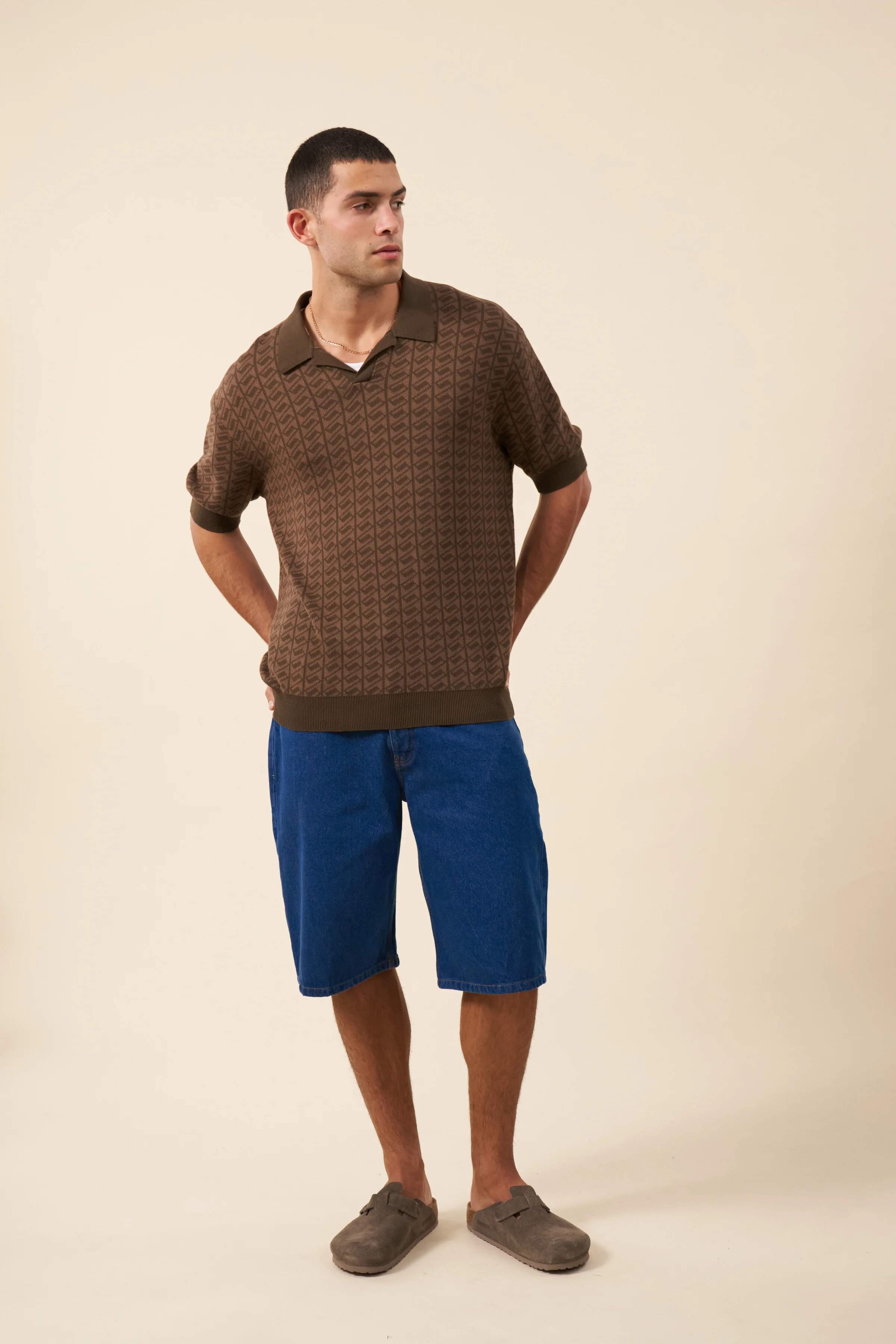 UNION DENIM JORTS - MID BLUE - Image 5