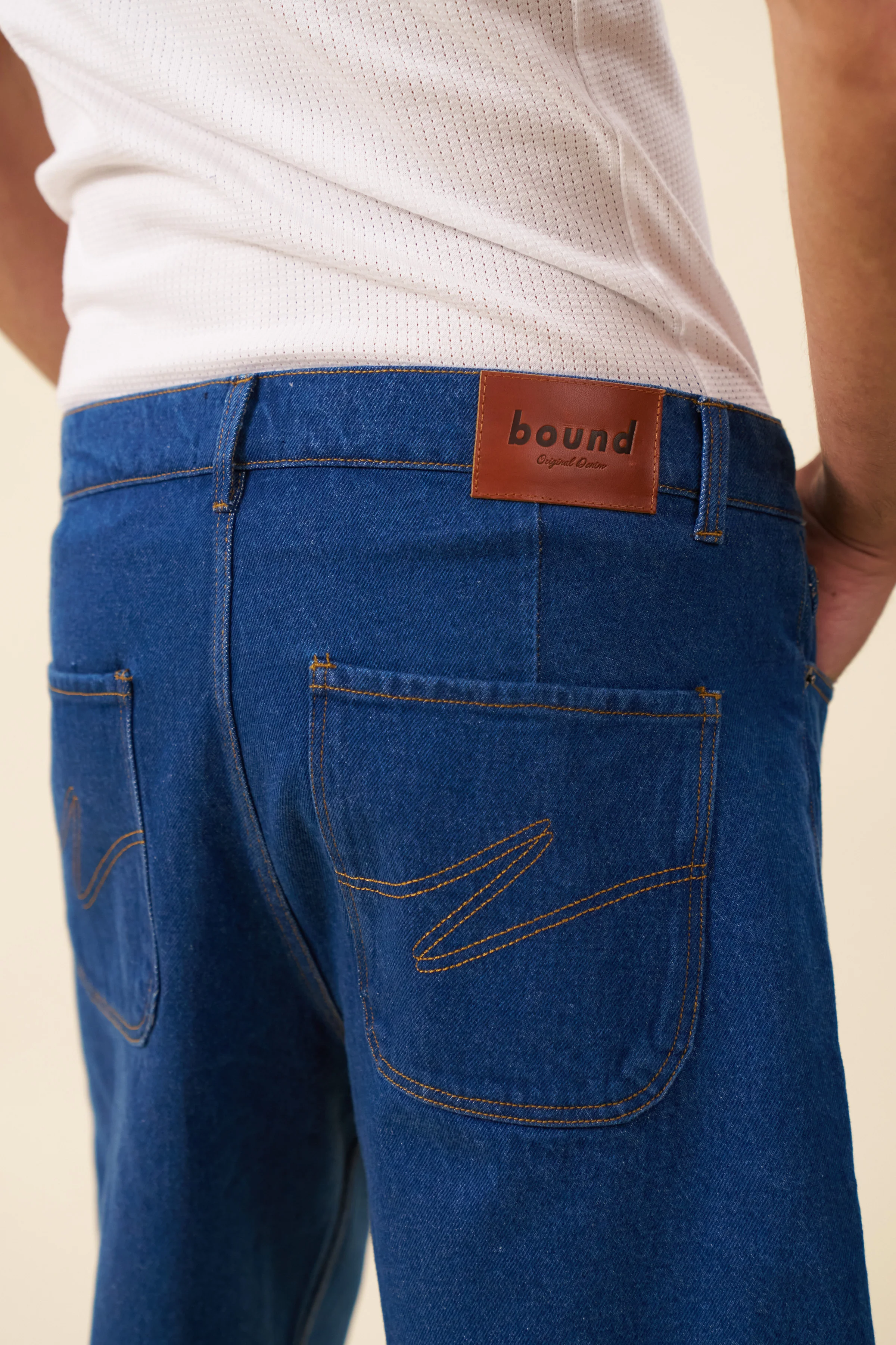 UNION DENIM JORTS - MID BLUE - Image 7