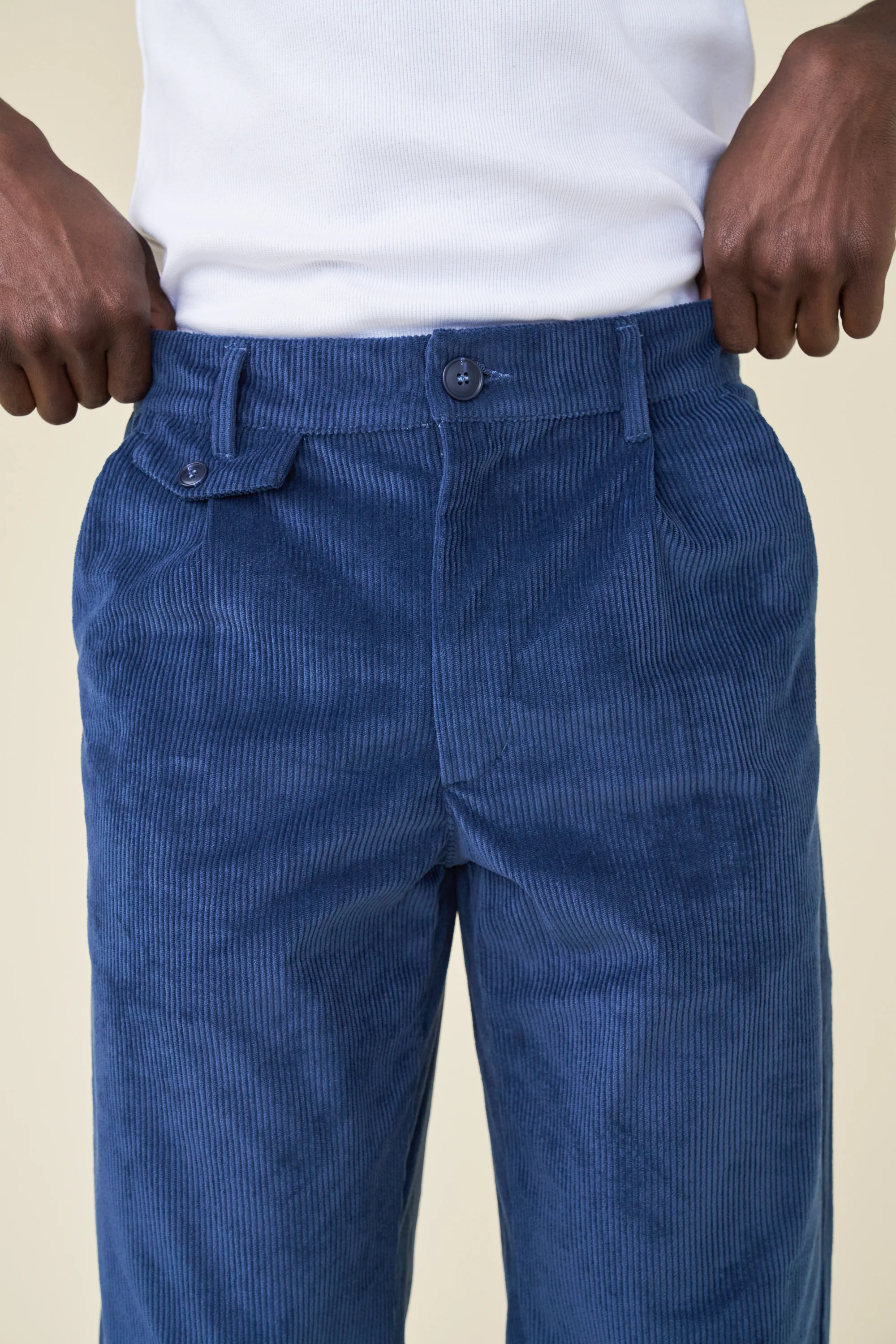 RELAXED CORDUROY TROUSER - DALLAS BLUE - Image 4
