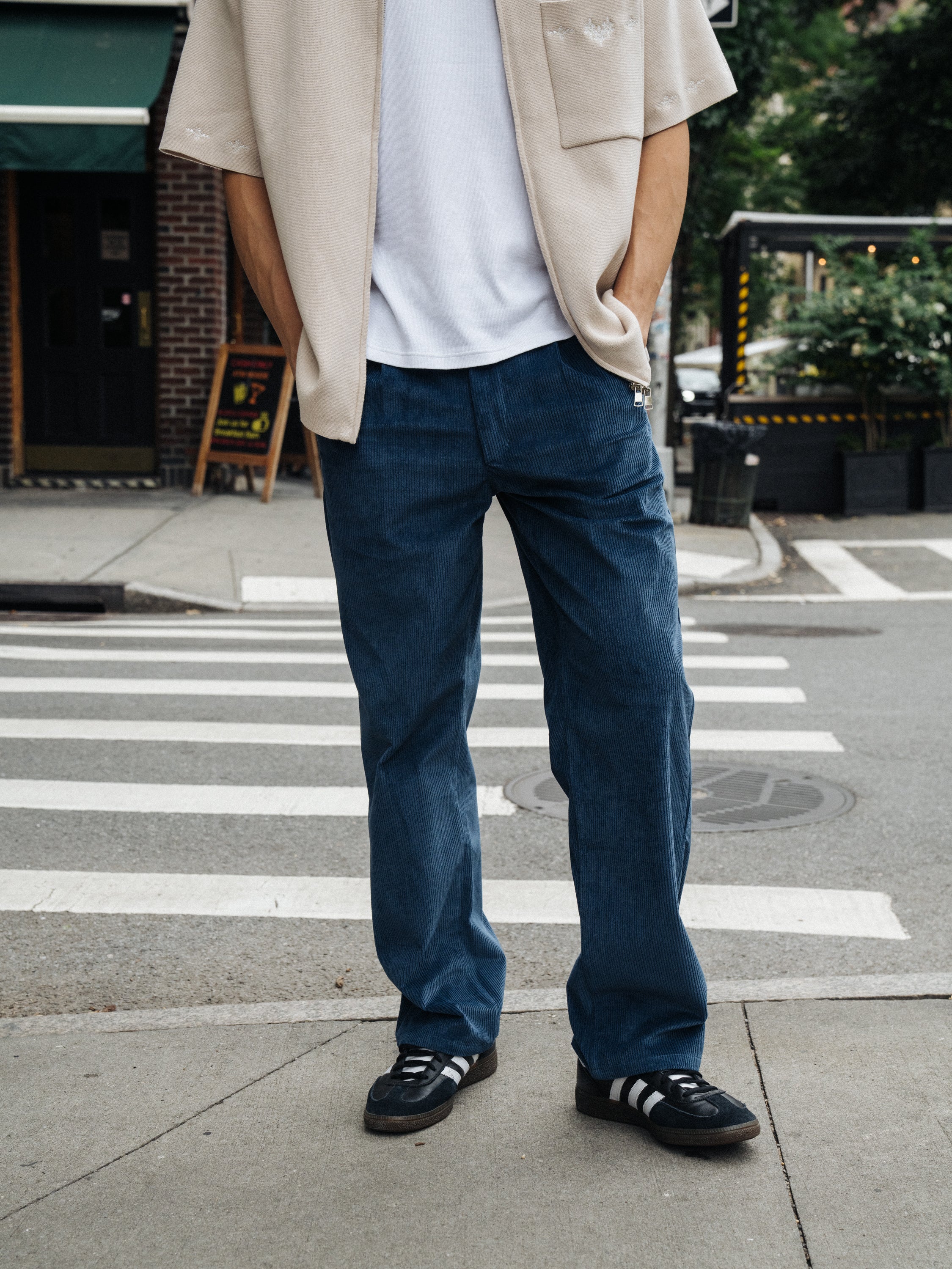 RELAXED CORDUROY TROUSER - DALLAS BLUE - Image 7