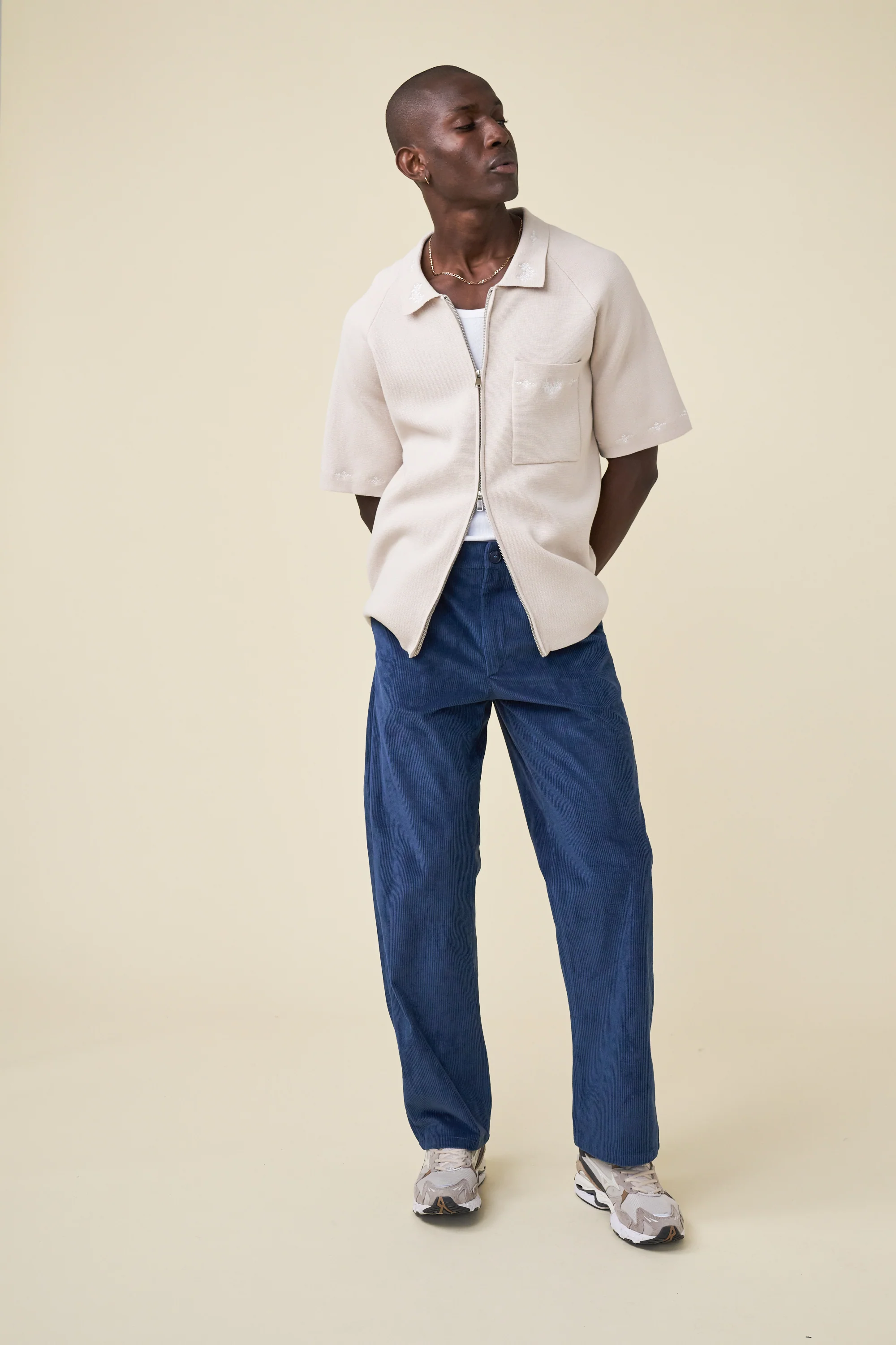 RELAXED CORDUROY TROUSER - DALLAS BLUE - Image 9