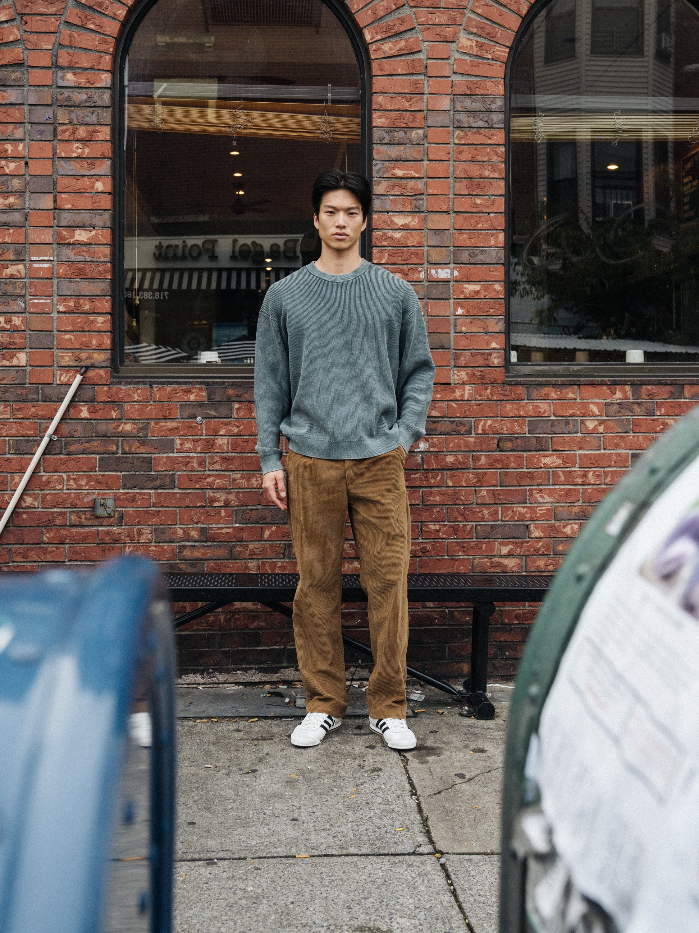 RELAXED CORDUROY TROUSER - PECAN BROWN - Image 7