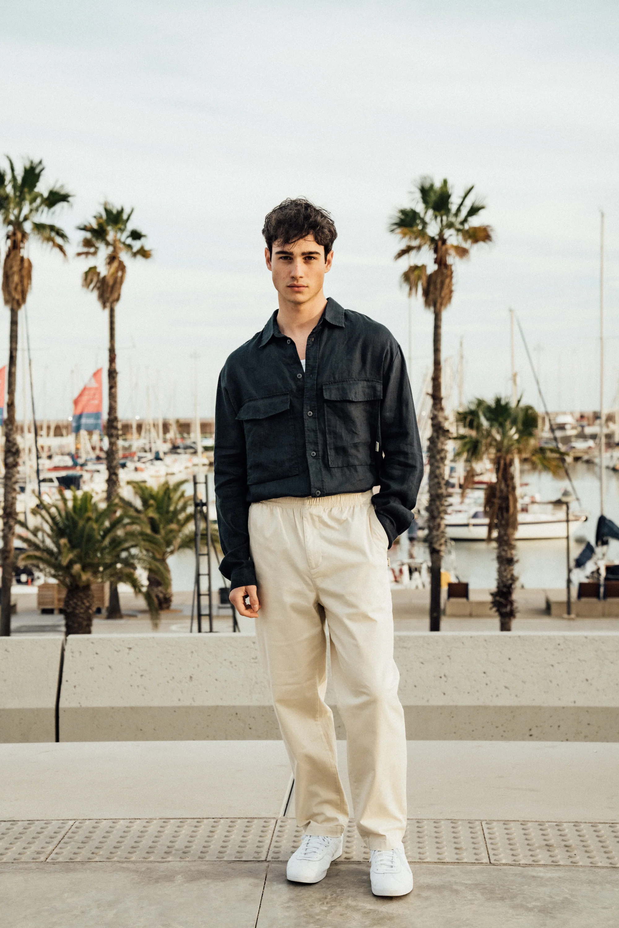 WILLIAM STAPLE COTTON TROUSER - ECRU - Image 9