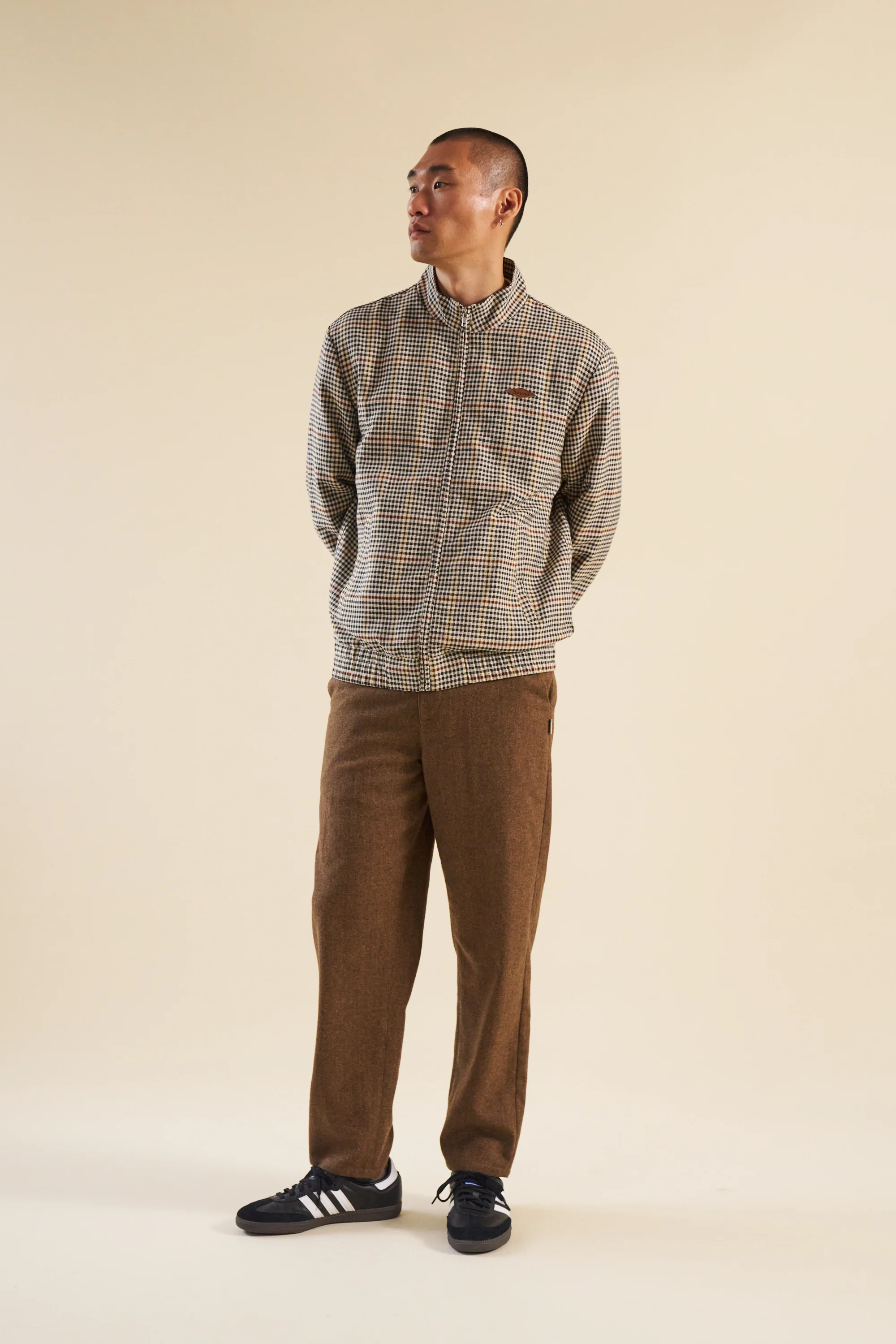WOOL TEXTURED CROPPED TROUSER - Image 6