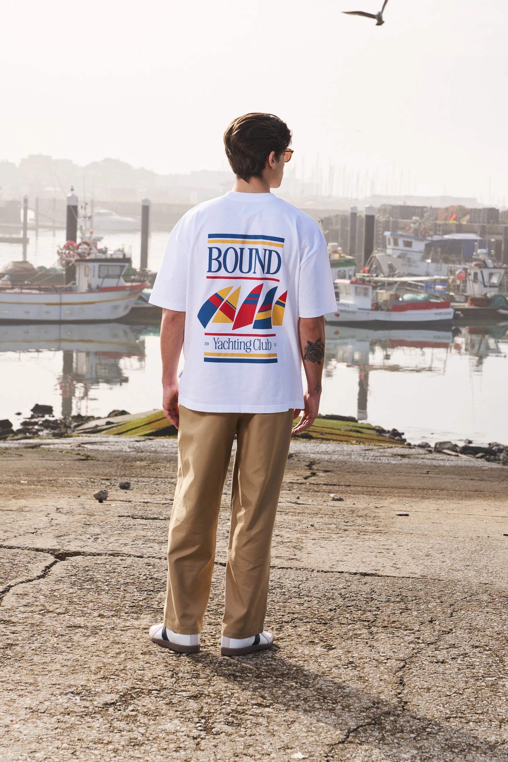 YACHTING CLUB TEE - WHITE - Image 4